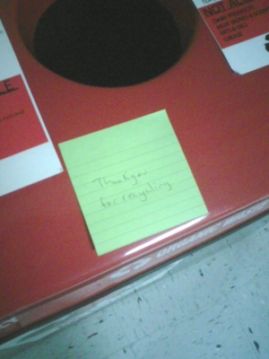 thank you for recycling