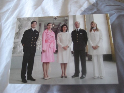 My post card was of the Swedish Royal family