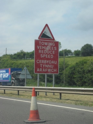 Double language signs...