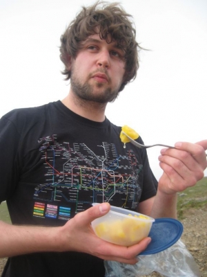 Chris loves the pineapple