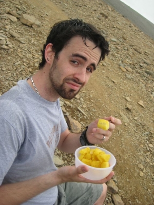 Rocking out the pineapple on the final pit stop.