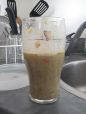 sick in a glass!