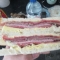 THE MEGA MEAT SANDWiCH!