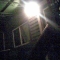 The light is on in the backyard. Probably to ward off trespassers. But I am a moth to the flame.