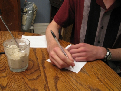 Mitchell Writing.JPG