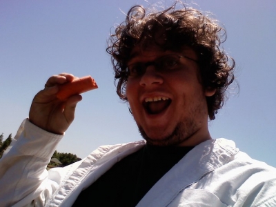 Myself, with horse-bait Myself, with horse-bait