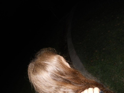 Different texture underfoot as we crossed from grass to pavement, apparently.