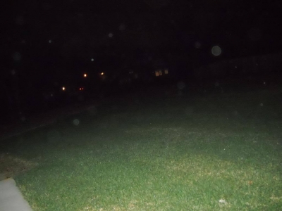 The sounds of a house-party. Despite my freezing nose, I smelled something odd, too.