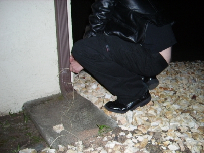 The drain pipe/rain gutter/thing