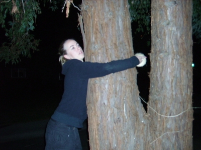 Little Albatross is not usually a tree hugger.