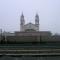 Church and Metra Tracks