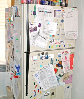 messy fridge
