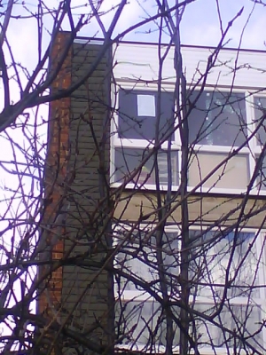 From the street. From the street.