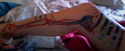 skeleton arm...leg...