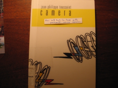 Camera by Jean-Philippe Toussaint