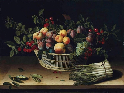 Still Life with a Basket of Fruit and a Bunch of Asparagus.jpg