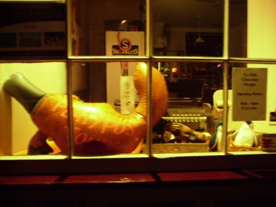 The Chocolate Shop at Night