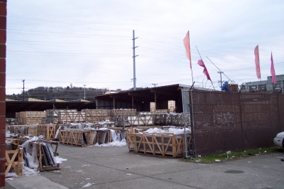 pennants and razor wire