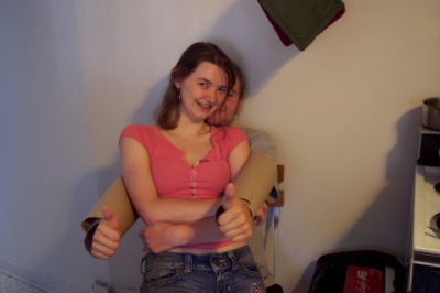 Ty and Pixie and robot arms