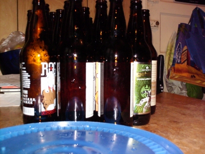 Sanitized bottles Sanitized bottles