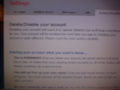 Delete Page