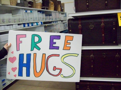 A Treasure Chest, and my sign.