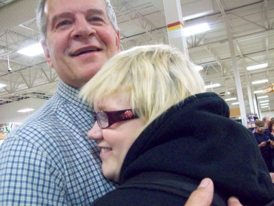 A dude that wanted a hug.