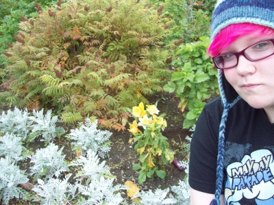 Myself, with our handiwork.