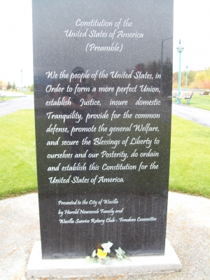 One extra one, to set on the preamble.