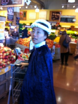 Shopping at Whole Foods