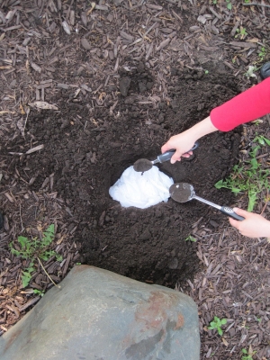 It's not buried very deep