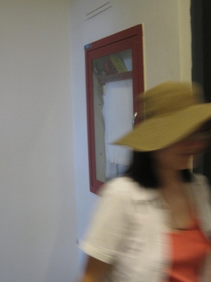 Leaving the scene