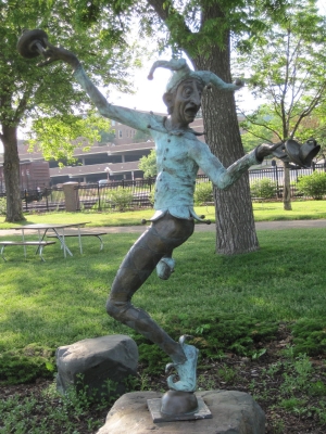 This jester will lead you to your treasure