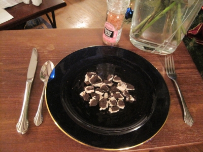 Crumbled oreos