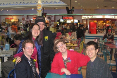 Food courts are lively Food courts are lively