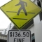 Is this a fine for being a pedestrian?