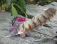 Gertrude with a feather