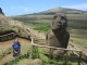 The kneeling statue