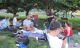 Bicycling and picnicking