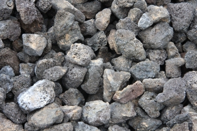 Ouch, rocks.