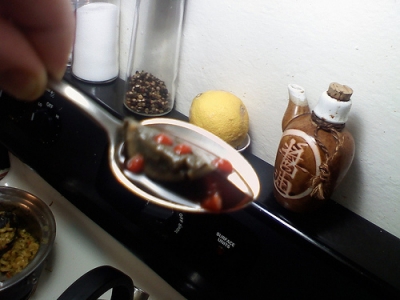 Just a spoonful of preserved egg