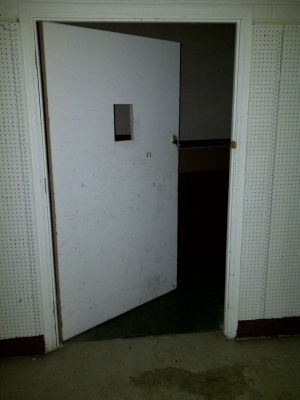 the door
