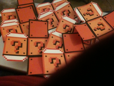 All ten cut out.