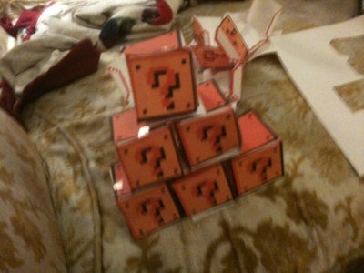 More progress.  They stack pretty well for being so flimsy.