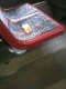 I put this one on a bus seat.
