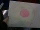 Canvas with dartboard