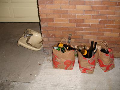 New Year's detritus