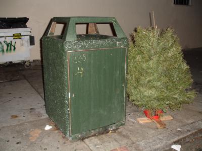 Christmas detritus