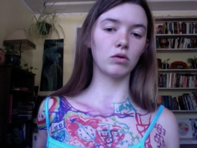 Started filling it into a shirt