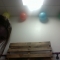 what i climbed on to put op the balloons
